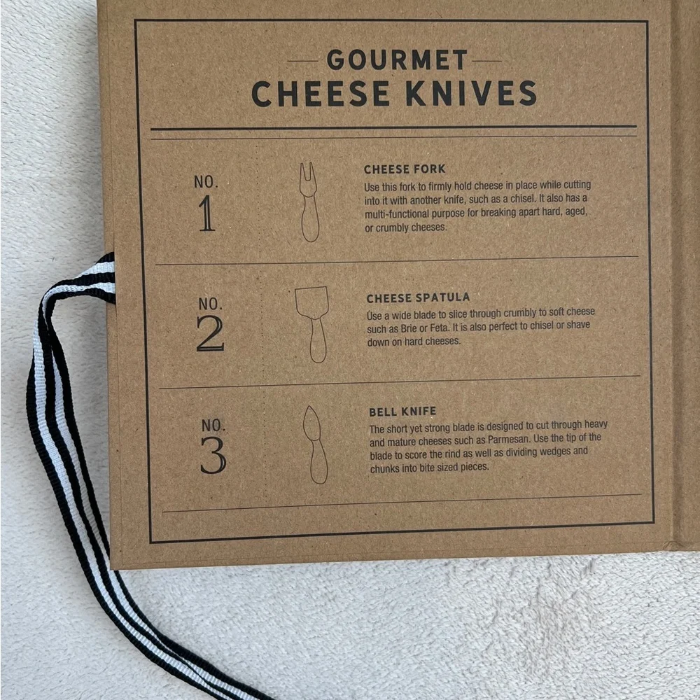 Gourmet Cheese Knife Set (3-Piece) | Tablesugar | Giftable Entertaining
